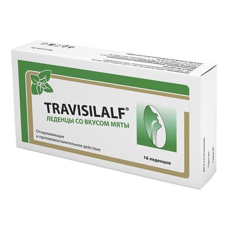 Фото Трависилальф, леденцы 2.5 г (мята), 16 шт.