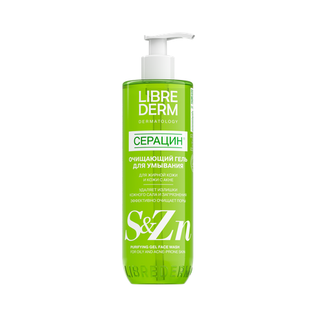 Фото Либридерм Серацин, гель для умывания очищающий, 400 мл