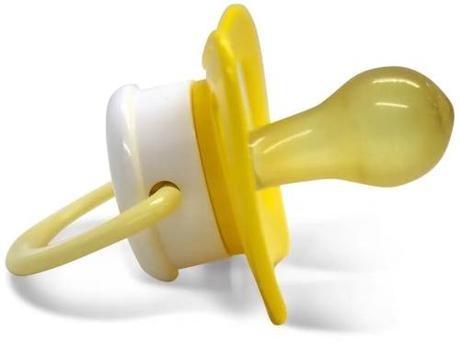 Фото МАМА ТАМА Соска-пустышка классическая, латексная, Тама-Тама, желтый, 1 шт., 6 мес+