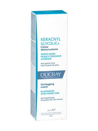 Фото Ducray Keracnyl Glycolic+ крем очищающий матирующий, 30 мл