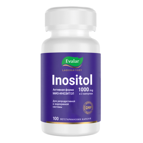 Фото Инозитол 500 мг Эвалар Лаборатория/ Evalar Laboratory, капсулы, 100 шт.
