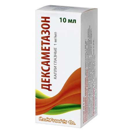 Фото Дексаметазон, капли глазные 1 мг/мл флакон капли 10 мл 