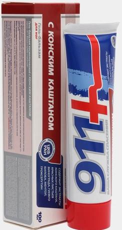 Фото 911 гель-бальзам для ног с Конским каштаном, 100 мл