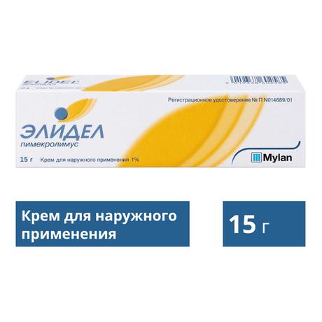 Фото Элидел, крем 1%, 15 г