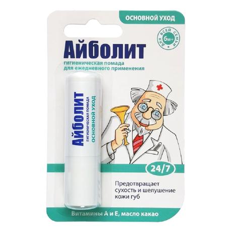 Фото Айболит, помада губная гигиеническая 2.8 г 
