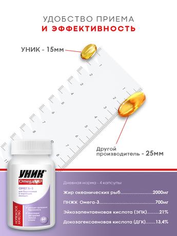 Фото Уник Омега-3 для беременных, капсулы 700 мг, 60 шт.