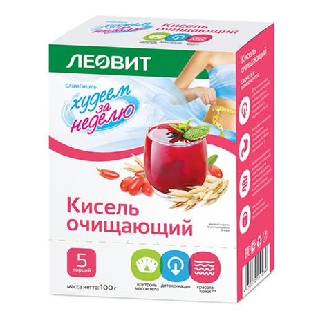 Фото Леовит, кисель очищающий 20 г, 5 шт.
