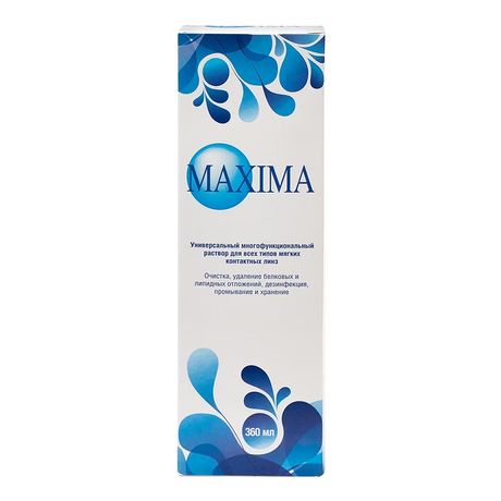Фото Maxima, раствор для линз универсальный, флакон 360 мл