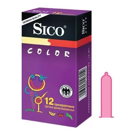 Фото Sico Colour, презервативы цветные, 12 шт.