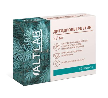 Фото Дигидрокверцетин, таблетки, 50 шт.