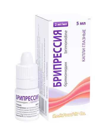 Фото Брипрессия, капли глазные 2 мг/мл, 5 мл
