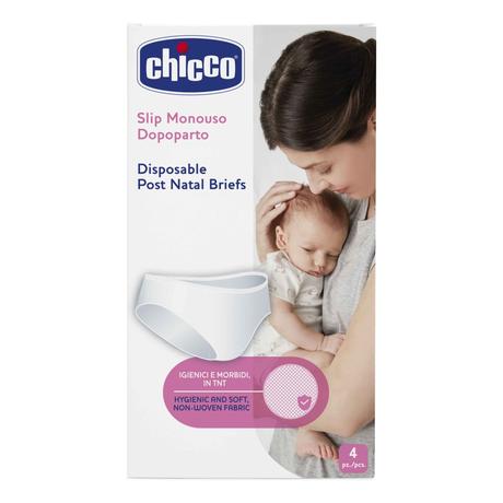 Фото Chicco, трусы послеродовые одноразовые р. 3, 4 шт.