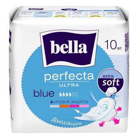 Фото Bella Perfecta Ultra blue Extra Soft, прокладки, 10 шт.