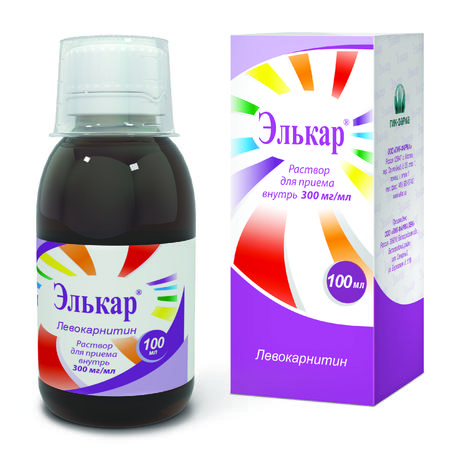 Фото Элькар, раствор 300 мг/мл, 100 мл