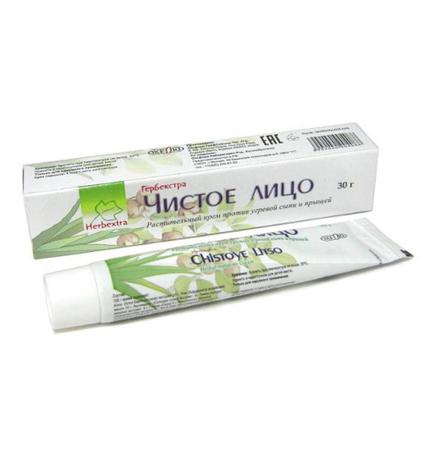 Фото Herbextra Чистое лицо, крем для ухода за кожей, 30 г