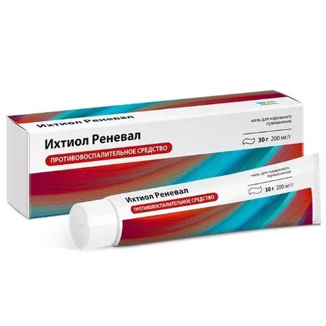 Фото Ихтиол Реневал, мазь для наружного применения 200 мг/г, 30 г