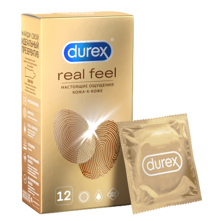 Фото Презервативы Durex Real Feel для естественных ощущений, 12 шт.