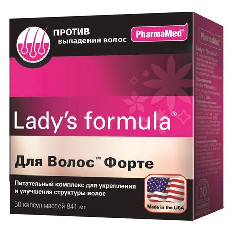 Фото Lady's formula для волос Форте, капсулы 841 мг, 30 шт.