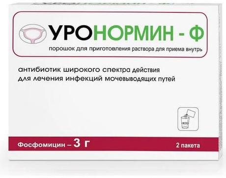 Фото Уронормин-Ф, порошок 3 г, пакетики 8 г, 2 шт.