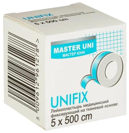 Фото Master Uni Unifix, лейкопластырь на тканевой основе 5 х 500 см