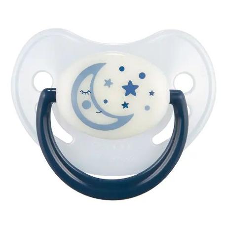 Фото Canpol Пустышка анатомическая, силиконовая, Night Dreams, 1 шт., 6-18 месяцев