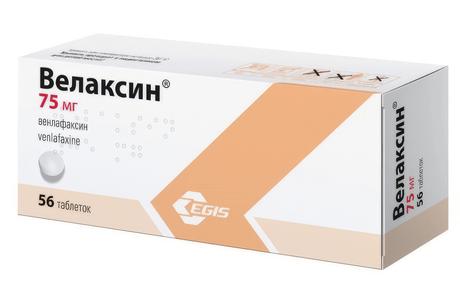 Фото Велаксин таблетки 75 мг, 56 шт.