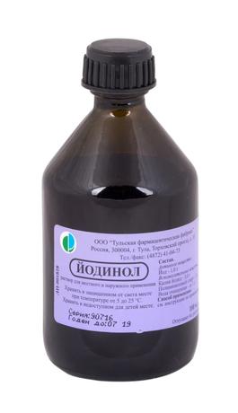 Фото Йодинол, раствор 100 мл