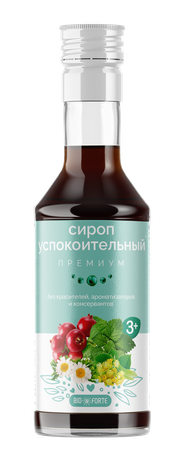 Фото Сироп успокоительный премиум BioForte, 250 мл