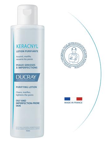 Фото Ducray Keracnyl лосьон очищающий, 200 мл