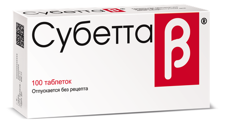 Фото Субетта, таблетки для рассасывания, 100 шт.