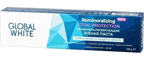 Фото Global White, зубная паста реминерализирущая, 100 г