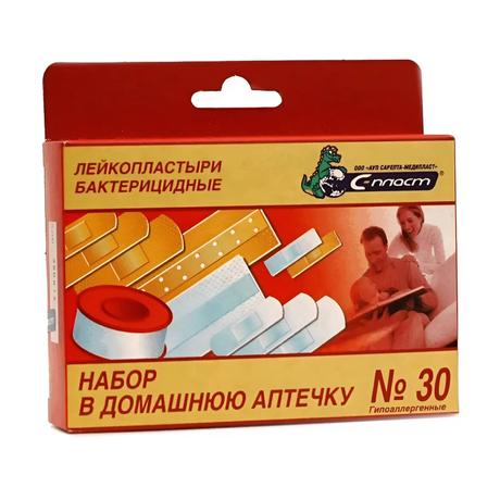 Фото Набор Лейкопластырей бактерицидных Домашняя аптечка, 30 шт.