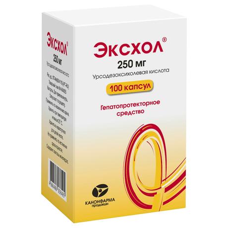Фото Эксхол, капсулы 250 мг, 100 шт.