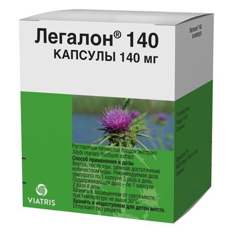 Фото Легалон, капсулы 140 мг, 60 шт.