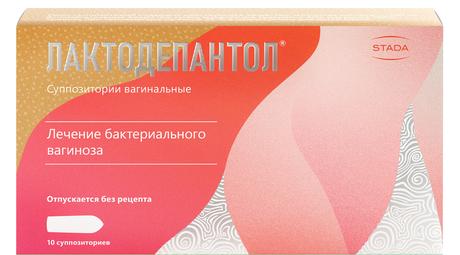 Alt Img Лактодепантол, суппозитории вагинальные 100 мг, 10 шт.