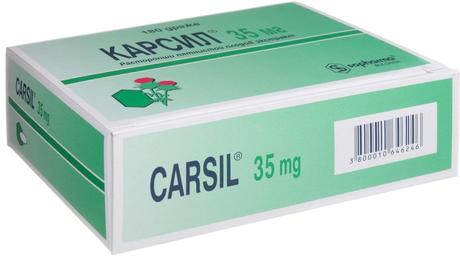 Фото Карсил, таблетки 35 мг, 180 шт.