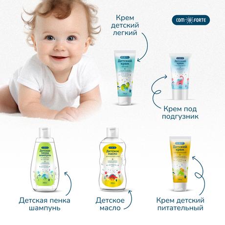 Фото Соль д/ванн детская 0+ ComForte (с экстр. череды) ф/п 150 г, 3 шт.