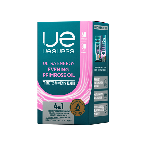 Фото UESUPPS Ультра Энерджи Масло Вечерней Примулы, капс,улы, 60 шт.