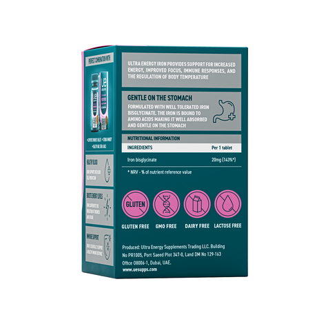 Фото UESUPPS Ультра Энерджи Железо, таблетки, 60 шт.