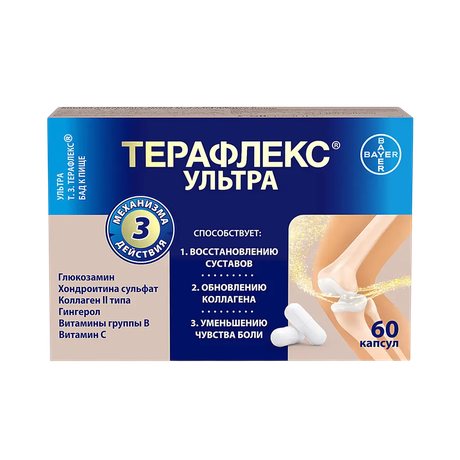 Фото Терафлекс Ультра, капсулы, 60 шт.