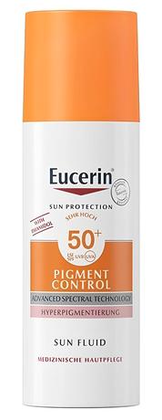 Фото Eucerin Sensitive Protect Cолнцезащитный флюид против пигментации SPF50+ 50 мл