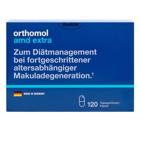 Фото Ортомоль АМД Экстра, капсулы, 120 шт.