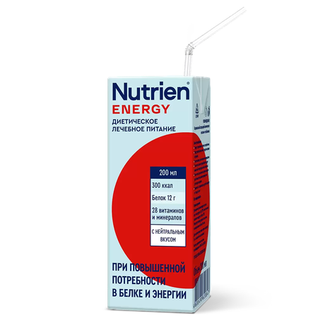 Фото Нутриэн Энергия, смесь для энтерального питания со вкусом банана, 200 мл