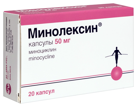 Фото Минолексин, капсулы 50 мг, 20 шт.