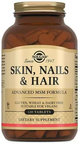 Фото Солгар для кожи, ногтей и волос, таблетки, 120 шт.