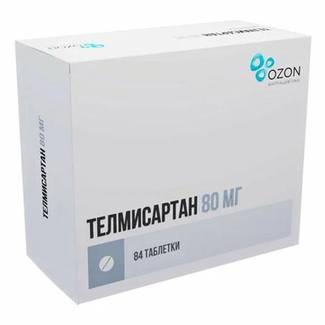 Фото Телмисартан, таблетки 80 мг, 84 шт.