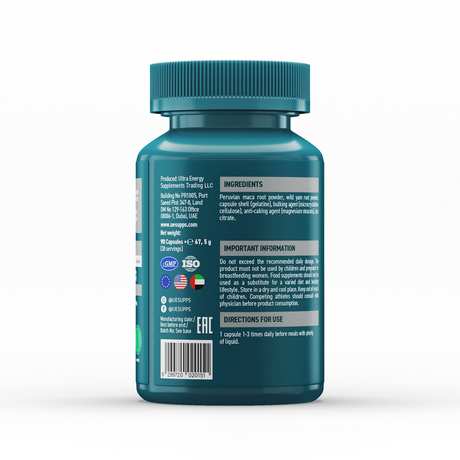 Фото UESUPPS Ультра Энерджи Тестобуст, капсулы, 90 шт.