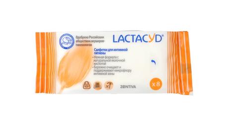 Фото Lactacyd, салфетки для интимной гигиены, 8 шт.