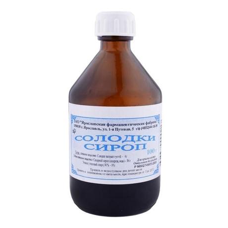 Фото Солодкового корня сироп, флакон 100 г