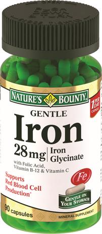 Фото Nature's Bounty Легкодоступное Железо, капсулы 28 мг, 90 шт.